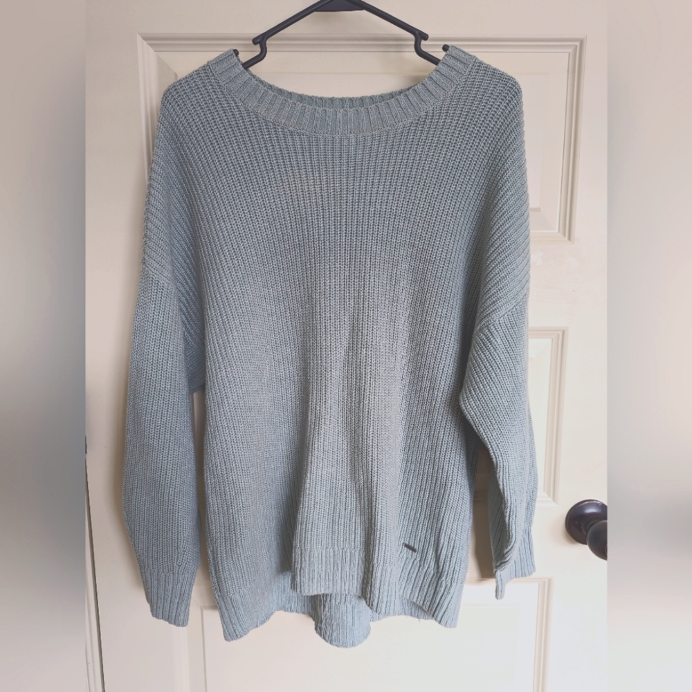 Hollister Mint Green Oversized Sweater